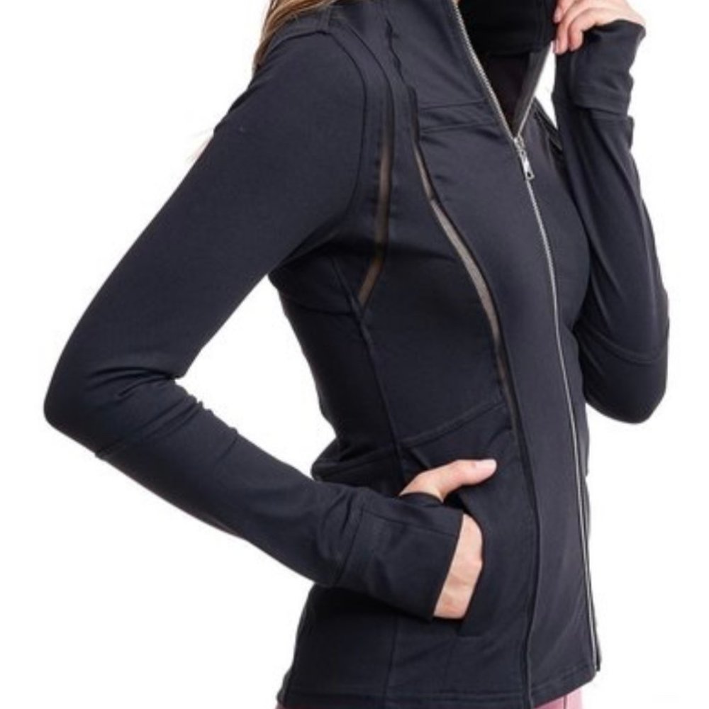 Mesh Panel Active Jacket - Picture 2 of 3